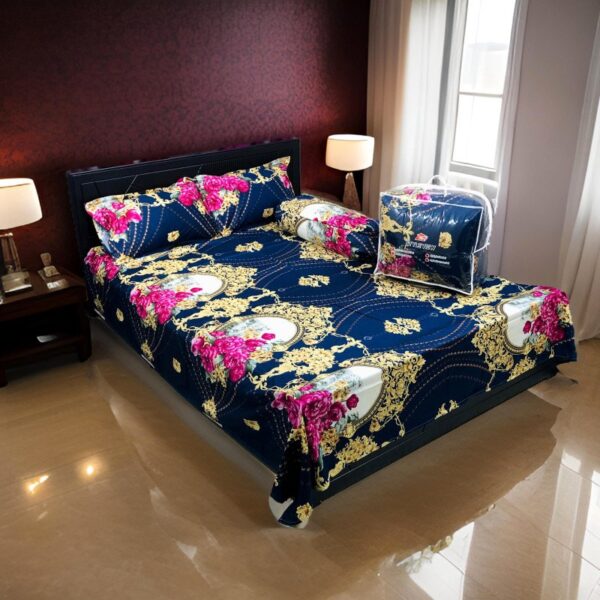 Premium Comforter & Bedsheet 5 pcs Combo (C:114)